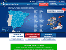 Tablet Screenshot of euroanuncio.es